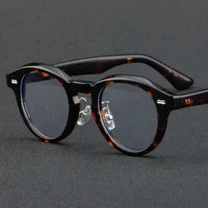 厂家批发平板眼镜复古眼框5806平板镜片可配近视镜片