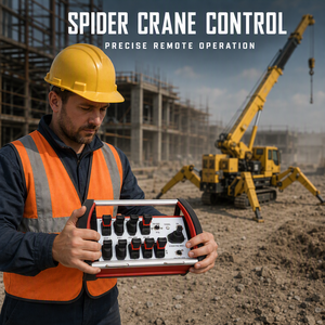 Control Remoto Inalámbrico Certificado ATEX, Sistema de Radiocontrol a Prueba de Explosiones con Joystick Doble para Minería y Excavación - Product Image 2