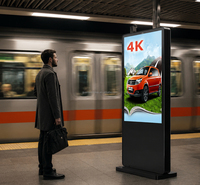 Pantalla para Exteriores de Alto Brillo, 3000 Nits, Impermeable, con Sistema Android y Refrigeración por Aire, para Proyectos Comerciales