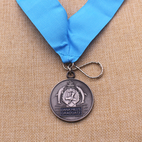 Médaille de championnat en métal robuste - Médailles personnalisées en alliage de zinc plaqué or imitation antique moulées sous pression