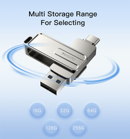 Flash Disk Yesido FL17 USB 3.0 Protokol Transfer Data Cepat 2 in 1 Bahan Zinc Alloy USB Type-C