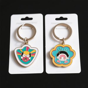 Custom Soft Enamel Zinc Alloy Key Rings with Jump Ring for Fundraising Souvenirs - Product Image 6