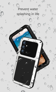Coque de téléphone LOVE MEI Powerful Metal armor pour Samsung <span class=keywords><strong>Galaxy</strong></span> A54 <span class=keywords><strong>A34</strong></span> A53 A52 A32 <span class=keywords><strong>5G</strong></span> Aluminium Shockproof 360 Full protection case - Product Image 5