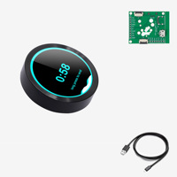 Layar LCD Esp32 S3 Layar Putar 2.1 Inci Resolusi 480*480 Layar LCD IPS untuk Rumah Pintar Sepeda Motor Mobil