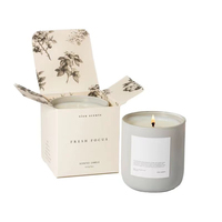 Boîte cadeau personnalisée Boîte à bougie biodégradable Vente en gros Boîte à bougie en cire de soja biologique avec logo personnalisé