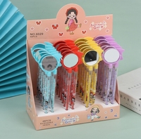 Crayon sans taille-crayon avec gomme et peigne miroir pour les élèves du primaire. Pointe de stylo réutilisable.
