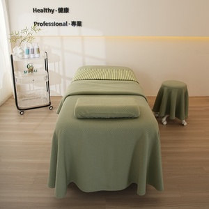 Màu xanh đậm thoải mái nhất massage Sheets chức năng massage couch bedspread Set 4 cái - Product Image 4