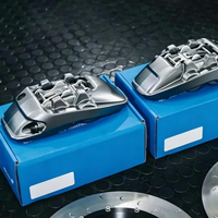 Kit de Freinage Performance Amélioré avec Étriers de Frein RC6 à 6 Pistons pour Audi A4 A3 A6 A6L A8 TT Mk2 Q3 Q7 Q8 D4 B8 B9 C7 C8