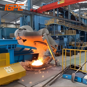 Four à induction industriel haute capacité 3T 6T 8T pour la fonte de l'aluminium, destiné aux usines de production en série de pièces automobiles - Product Image 4
