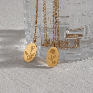 Collar con Colgante <span class=keywords><strong>de</strong></span> Piedra Natalicia <span class=keywords><strong>de</strong></span> 12 Meses, Diseño <span class=keywords><strong>de</strong></span> Flores <span class=keywords><strong>de</strong></span> Moda, Chapado en Oro <span class=keywords><strong>de</strong></span> 18K, Joyería <span class=keywords><strong>de</strong></span> Acero Inoxidable Resistente al Deslustre, Envío Directo - Product Image 6