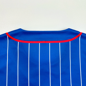 Uniformes de Béisbol Sublimados Personalizados para Jóvenes Universitarios, Diseño para el Día del Partido, Camiseta de Béisbol Vintage con Botones y Rayas - Product Image 4