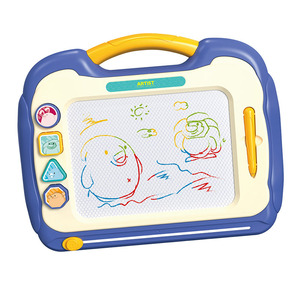 Tableau de dessin magnétique pour enfants de 2 à 6 ans, tableau d'écriture vertical coloré, jouet d'éducation précoce, Kit d'art en plastique unisexe - Product Image 1