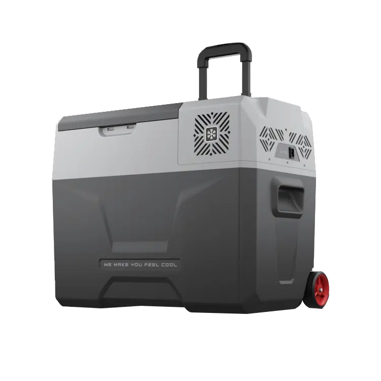 CX40 DC12V 40L Mini Portable Car Fridge Refrigerator Outdoor Cooler Box For Track RV Tent With Li-battery