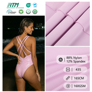 Tissu jersey extensible haute performance, anti-humidité, 88% nylon, 12% élasthanne, pour t-shirts <span class=keywords><strong>de</strong></span> sport, maillots <span class=keywords><strong>de</strong></span> <span class=keywords><strong>bain</strong></span> et bonnets <span class=keywords><strong>de</strong></span> natation (vente en gros) - Product Image 1