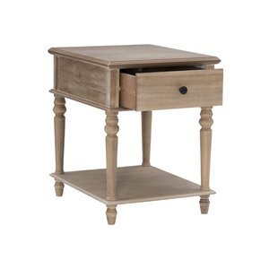 Hogar MUEBLES Madera Natural <span class=keywords><strong>Henry</strong></span> Accent Mesa auxiliar con almacenamiento - Product Image 1