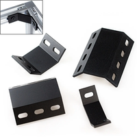 20mm 40mm 60mm 80mm connecteur de support d'angle intérieur extérieur pour profilé d'extrusion à fente en V accessoires de profilé en aluminium