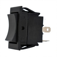 Interrupteur à bascule miniature durable KCD1-101 rouge et noir 6A 250V AC 2, 3 ou 4 broches ON-OFF SPST pour appareils électroménagers et bateaux