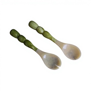 Juego de Servidores de Ensalada de Resina Ecológica y Segura para Alimentos, con Cuchara para Servir, Apto para Lavavajillas, para Uso en el Hogar y la Cocina, Precio Competitivo de Fábrica - Product Image 1