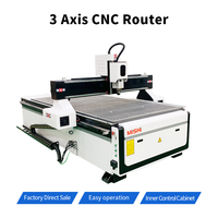 Routeur CNC à bois 3 axes haute vitesse 4x8 pi avec broche à refroidissement par eau, rail de guidage Hiwin et contrôle NC Studio