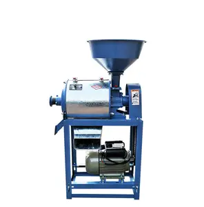 Grain Flour Powder Grinder Corn Mill Pulverizer Spice Milling Crushing Machine For Straw Corn wheat flour milling machine with p
