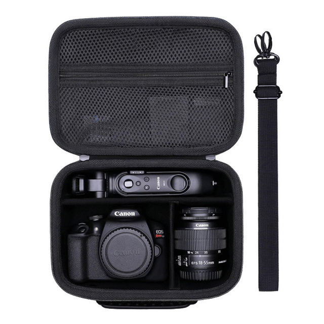 Custom EVA Waterproof Camera Case for EOS Rebel T7/R100/R50 Sony for DSLR & Lens Storage