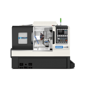 HANSUN HTX800-8DIY Centre d'usinage robuste à 15 postes, double broche, tourelle à commande unique, CNC Tornos Fanuc axe Y - Product Image 1