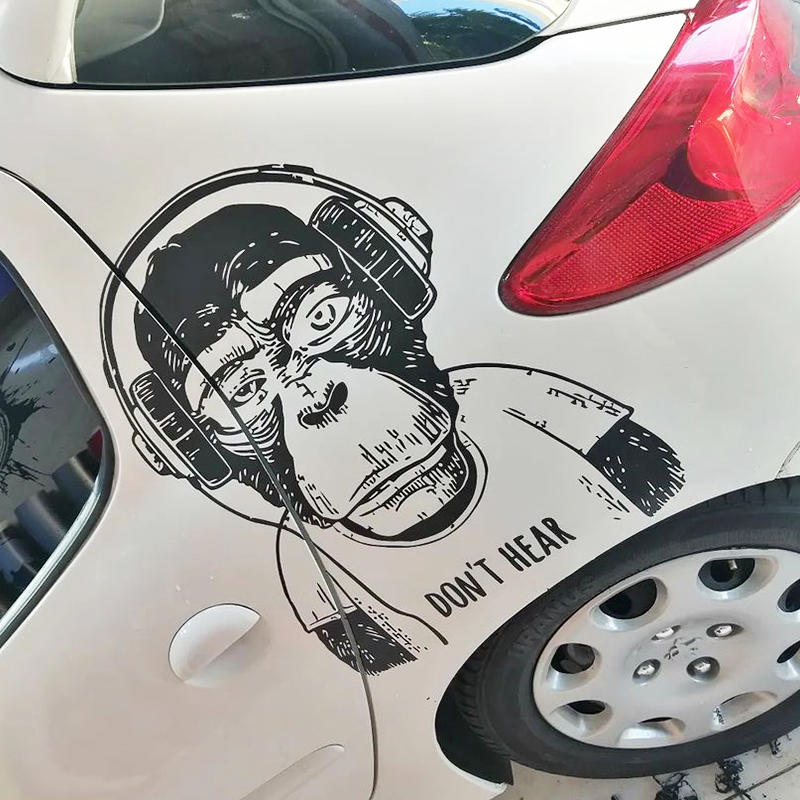 UV Resistant Vinyl Custom Cut Logo Transfer Film Shop Glass Stickers