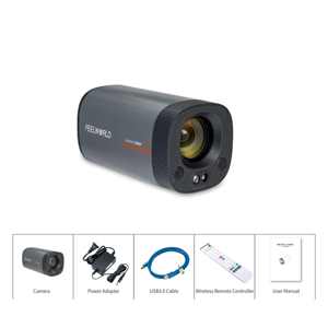 Caméra PTZ de conférence FEELWORLD HV10X avec contrôle automatique de l'équilibre des blancs et de l'exposition, HDMI USB pour réunion d'entreprise - Product Image 6