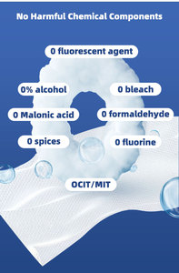 Vente en gros d'usine, lingettes humides écologiques de haute qualité, douces et efficaces pour bébés, en <span class=keywords><strong>tissu</strong></span> non tissé - Product Image 5