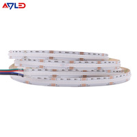 Bande lumineuse LED COB 12/24V 528 LED, 10 mm, flexible, pour maison, cuisine, couloir