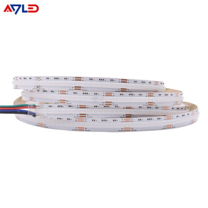 Tira de luz LED COB de 12/24V con 528 LEDs, tiras LED COB flexibles de 10 mm para el hogar, cocina y pasillo - Product Image 1
