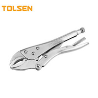 Pince à bec long TOLSEN 10051 en acier, 250 mm, à serrage de serrage
