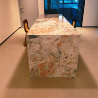 Dalle de marbre rose PerfectStone de luxe, écologique et naturelle, pour projets hôteliers en gros, utilisable toute l'année