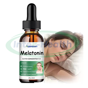 Gotas Líquidas de Melatonina de Marca Propia Ausreson, Suplemento Alimenticio Vegano para Adultos para un Sueño Profundo, Certificado Halal/Kosher, 60 ml - Product Image 1