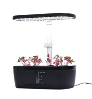 Planteur hydroponique moderne avec lumière de croissance LED à spectre complet, 8 compartiments, décoration intérieure, cadeau, jardin d'intérieur