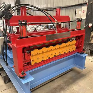 Rollform maschine Profil ier blech maschine Langs pannige Dach platte Dachbahn maschinen - Product Image 2