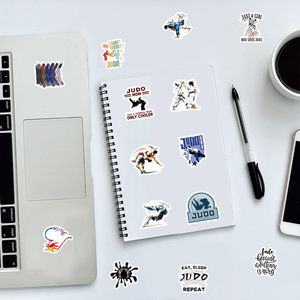 103 pièces dessin animé <span class=keywords><strong>japonais</strong></span> Judo Logo Graffiti autocollants pour bouteille voiture décor <span class=keywords><strong>Jujitsu</strong></span> Sport autocollant - Product Image 6