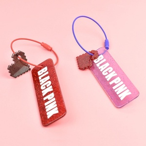Wholesale Blank Acrylic <b>Key</b> <b>Chain</b> Custom Glitter Charm Fashion Acrylic Keychain - Product Image 3