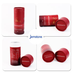 Empaquetado de Tubo de Cartón de Grado Alimenticio de Lujo Reciclable Personalizado para Polvo de Nueces, Café, Dulces, Chocolate, Empaquetado de Tubo de Papel Cilíndrico - Product Image 6