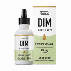 Complément alimentaire naturel <span class=keywords><strong>DIM</strong></span> en gouttes liquides pour l'équilibre de l'œstrogène, compléments pour la ménopause pour les femmes - Product Image 1