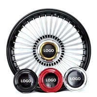 Nouvelles enjolives de roues flottantes en ABS chromé pour AUDI, Corvette, Ferrari, Genesis, LEXUS, Benz, Chevy Logo