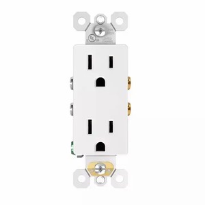 Factory Price American Standard Wall <strong>Socket</strong> US Receptacle Outdoor Two-<strong>Socket</strong> Surge-Proof Brass Fixture Direct From Manufacturer - Product Image 1