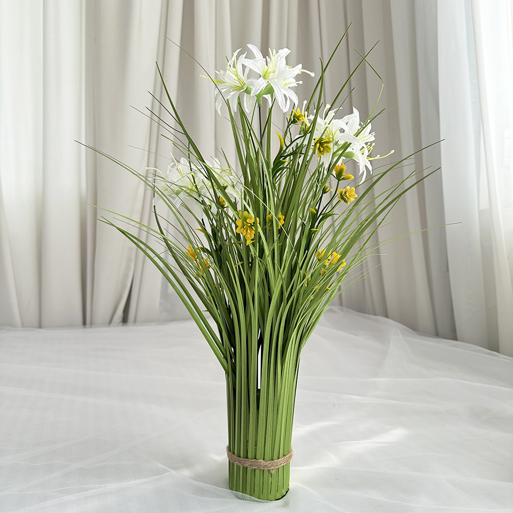 3 Lirios araña rojos Blancos