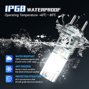 หลอดไฟ LED รถยนต์ขนาดเล็ก 8000LM 80W รุ่น Cruze แบบไร้สาย เสียบใช้งานได้ทันที 1:1 รุ่น H7 6000-6500K ไม่มีสัญญาณรบกวนวิทยุ - Product Image 5