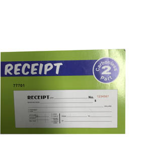 Libreta <span class=keywords><strong>de</strong></span> Recibos <span class=keywords><strong>de</strong></span> Dinero y Alquiler, Libreta sin Carbón - Product Image 4