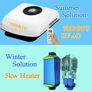 12 /120 Вольт система кондиционирования воздуха аксессуары для грузовика небольшой блок переменного тока для RV и грузовика кондиционер и обогреватель - Product Image 3