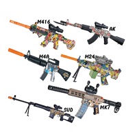 Pistolet à Gel Arme à Gel Blaster en Métal M416 MP9 P90 UZI MP5K