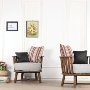 Chaise de salle à manger en bois massif personnalisable de luxe avec un design moderne en provenance d'Indonésie, fabriquée à partir de matériaux naturels - Product Image 4