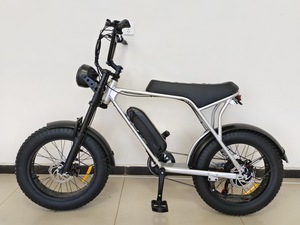 Bicicleta eléctrica ZUKKA para adultos, bicicleta de Cross eléctrica con motor de accionamiento trasero 500W, bicicleta de cross de neumático grueso de 20" - Product Image 4