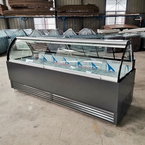 Tủ Lạnh Trưng Bày Tự Chọn Nhà Hàng Tủ Lạnh Cửa Hàng Thịt Quầy Trưng Bày Tủ Lạnh Thực Phẩm Chế Biến Làm Mát - Product Image 2